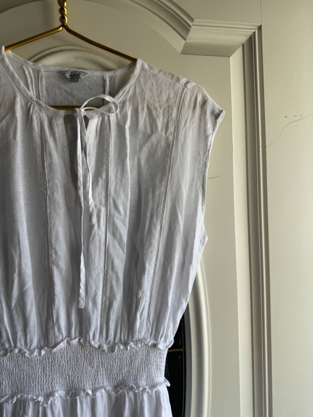 Rails Ashlyn Stripe Linen Blend Dress Size Small - Picture 3 of 6